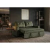 Sofa SMART 140 cm z funkcją spania zielony