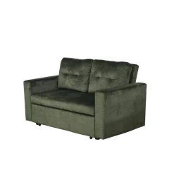 Sofa SMART 140 cm z funkcją spania zielony