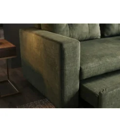 Sofa SMART 140 cm z funkcją spania zielony