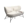 Sofa Snow 234 cm Bouclé biała