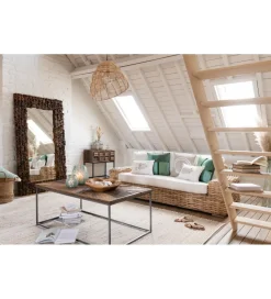 Sofa trzyosobowa BOHIM 215 cm rattan