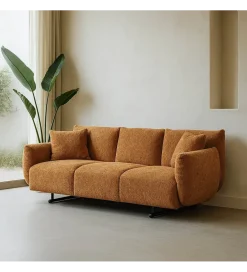 Sofa trzyosobowa MEFO 210 cm terakota