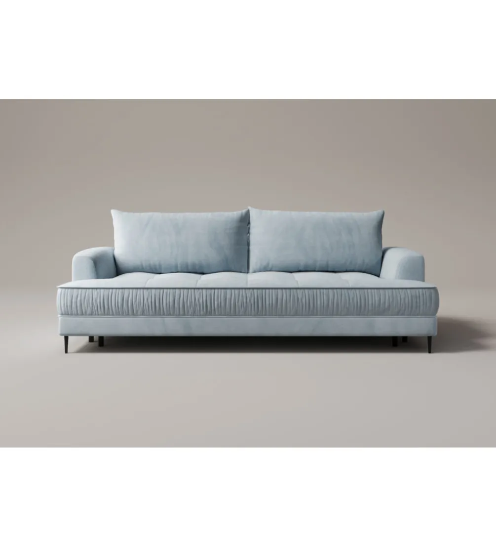 Sofa VELLO 238 cm z funkcją spania z pojemnikiem na pościel