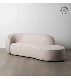 Sofa YAK 2-osobowa 120 cm kasztan
