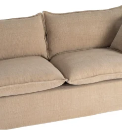 Sofa ZAPLASO 221 cm beżowa
