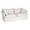 Sofa ZAPLASO 221 cm biała