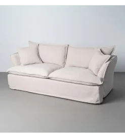 Sofa ZAPLASO 221 cm biała
