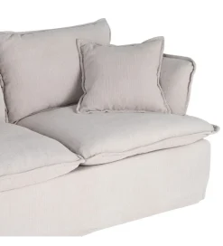 Sofa ZAPLASO 181 cm kremowa