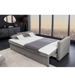 Sofa z funkcją spania APARTMENT 215 cm szara