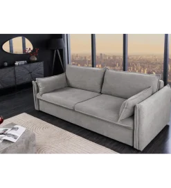Sofa z funkcją spania APARTMENT 215 cm szara