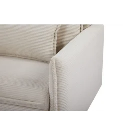 Sofa z funkcją spania APARTMENT 215 cm cord beżowy