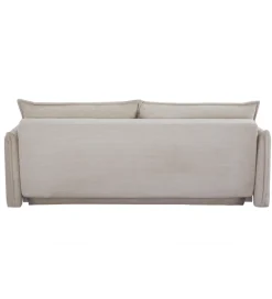 Sofa z funkcją spania APARTMENT 215 cm cord beżowy