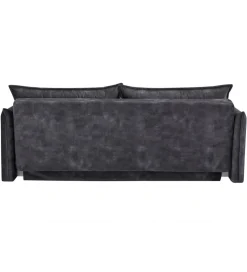 Sofa z funkcją spania APARTMENT 215 cm welur szara
