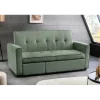 Sofa z funkcją spania SMART 180 cm cord zielony