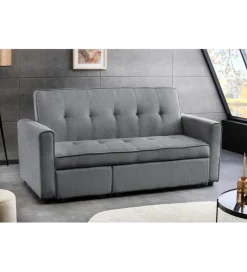 Sofa z funkcją spania SMART 180 cm cord szary