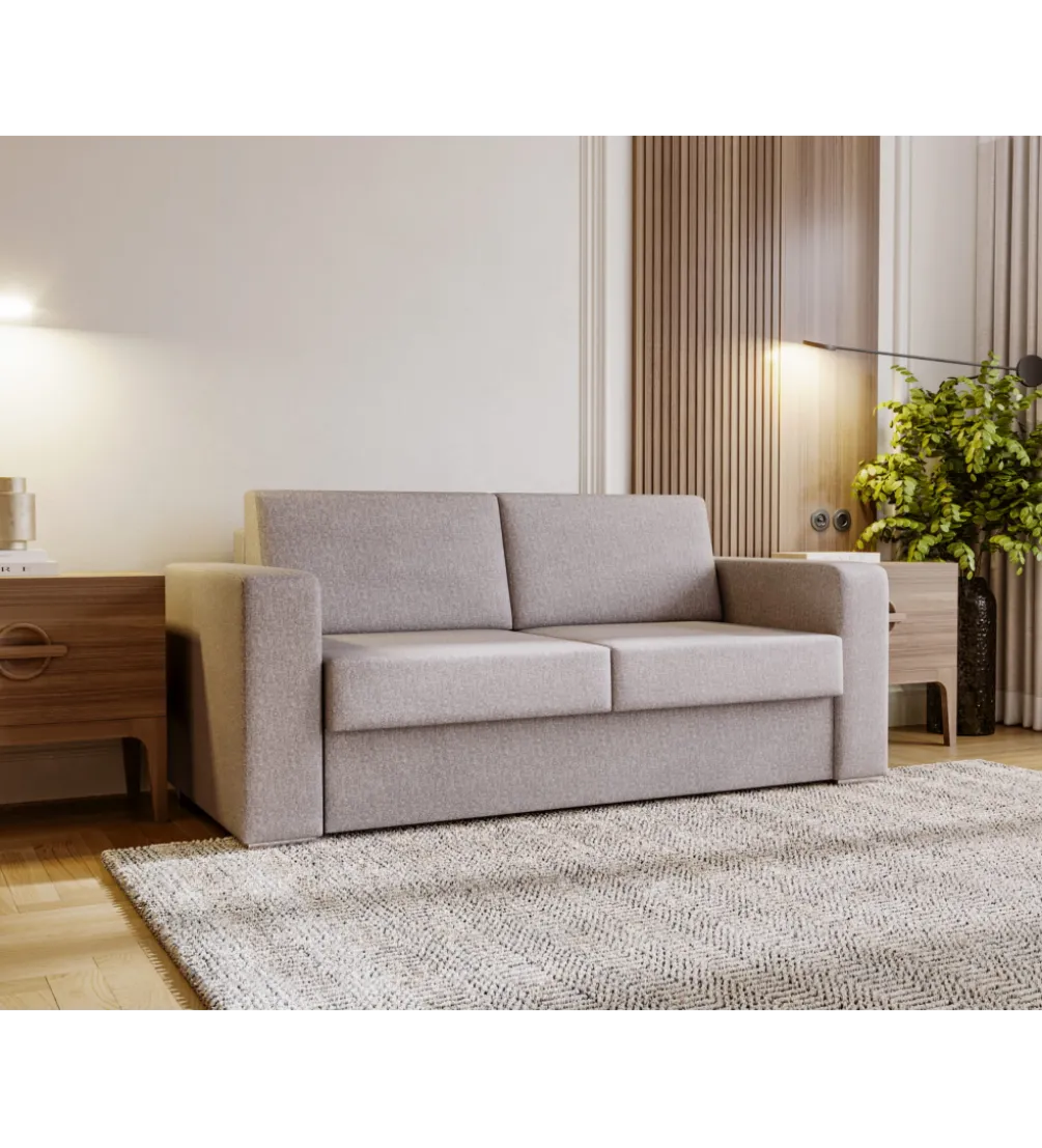 Sofa z włoskim stelażem SOUL 218 cm z funkcją spania