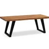 Solik kawowy FRIGI 120 cm drewno akacja