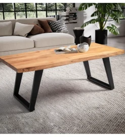 Solik kawowy FRIGI 120 cm drewno akacja