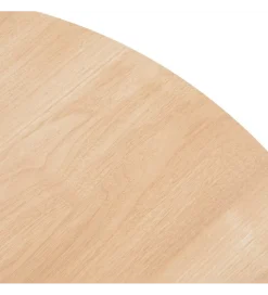 Stół AGARA 100 cm biały naturalny blat