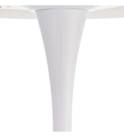 Stół AGARA 100 cm biały naturalny blat
