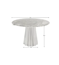 Stół AMORA 120 cm efekt naturalnego kamienia