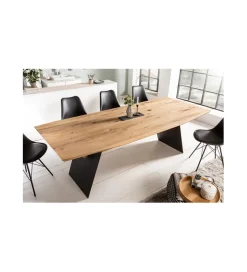 Stół ANSAGER 200 cm drewno dąb dziki