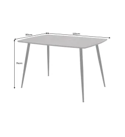 Stół APARTMENT 120 cm szary