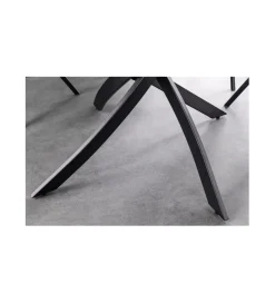 Stół ARKANSAS 120 cm ceramika w optyce białego marmuru