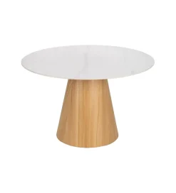 Stół ARPYK 120 cm naturalny blat ceramika