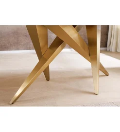 Stół ART LIVING 200 cm blat ceramika w optyce białego marmuru