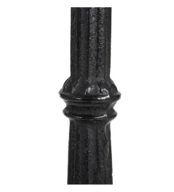 Stół AUESON 70 cm czarny blat w optyce marmuru