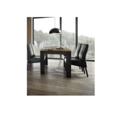 Stół BASIC 180 Cm X 90 Cm czarny z dodatkiem koloru klon Pero