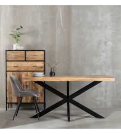 Stół BENRY 160 cm drewno mango naturalny