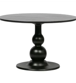 Stół BLANCO 120 cm drewno mango czarny