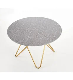 Stół Bonello 120 cm w optyce szarego marmuru