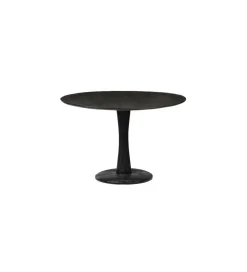 Stół BRAX Vivan 120 cm drewno mango czarny