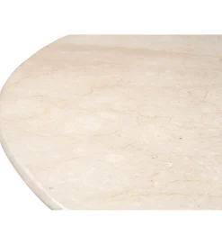 Stół Brix Bottecino 130 cm Marmur Drewno mango