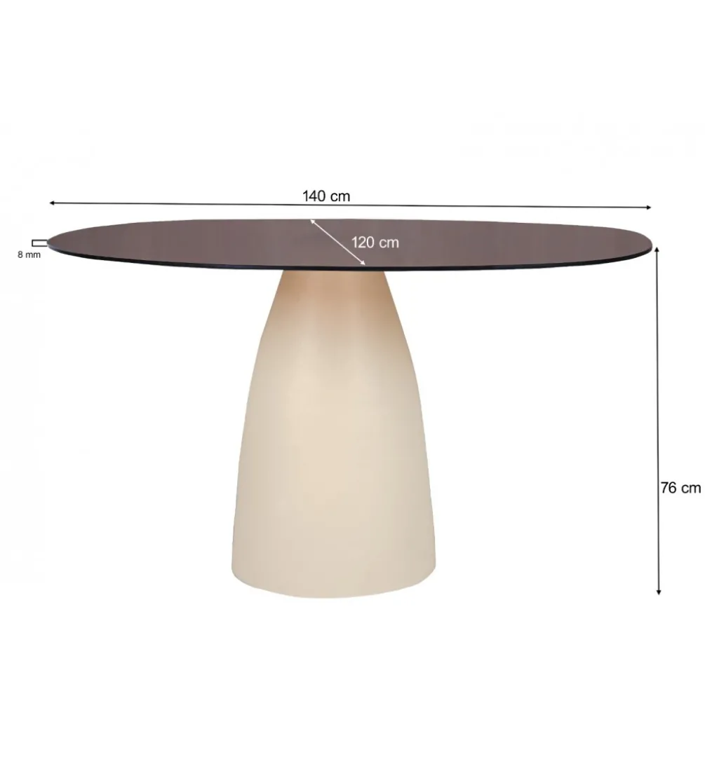 Stół Brix Mylon 140 cm Kość Słoniowa