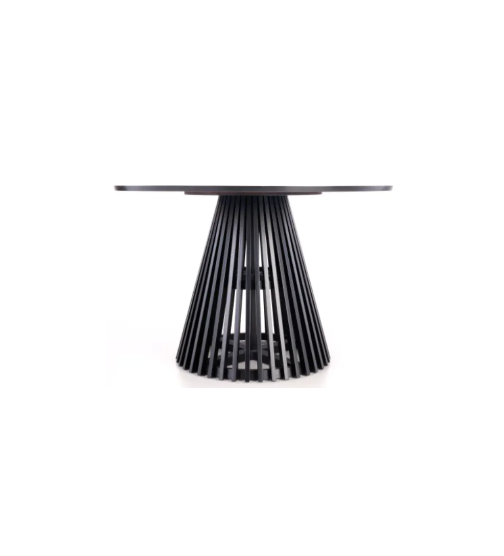 Stół BRODWAY 110 cm w optyce białego marmuru