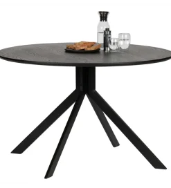 Stół BRUNO 120 cm czarny