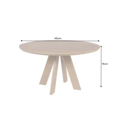 Stół Craft ART WOOD 140 cm drewno mango naturalny