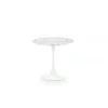 Stół DENVER 80 cm w optyce białego marmuru