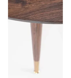 Stół DOMENICO 110 cm w kolorze orzecha