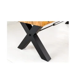 Stół FACTORY 300 cm drewno sosna brąz