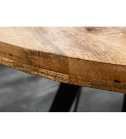 Stół Factory Iron Craft 120 cm drewno Mango
