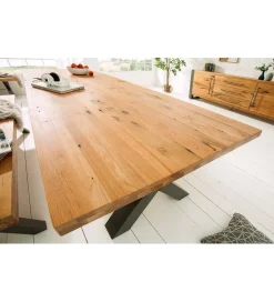 Stół FACTORY Thor 240 cm drewno dąb dziki
