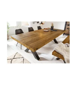Stół FACTORY Thor 200 cm drewno sosna brąz