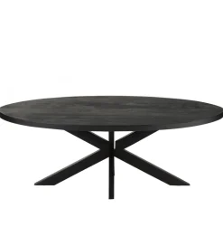 Stół GERARD 210 cm drewno mango czarny