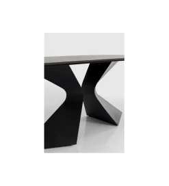 Stół GLORIA 180 x 90 cm ceramiczny blat czarny