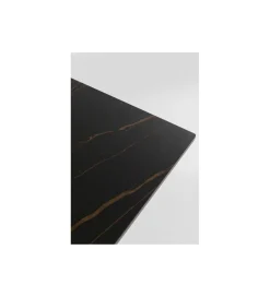Stół GLOYRIA 200 cm ceramika w optyce czarnego marmuru